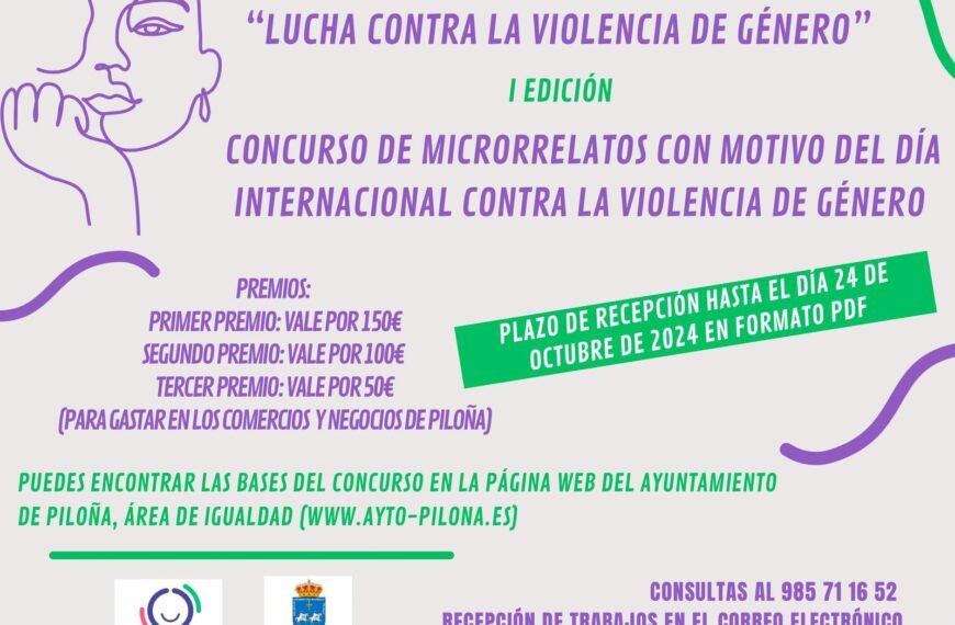 Concurso de microrrelatos por el día contra la violencia de género en Piloña