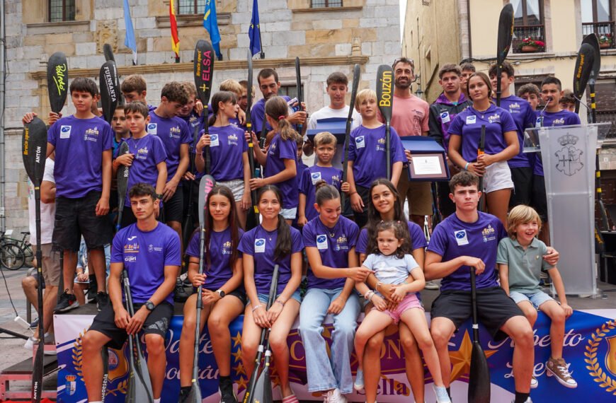 Honores en Ribadesella para los campeones Walter Bouzán y Alberto Llera