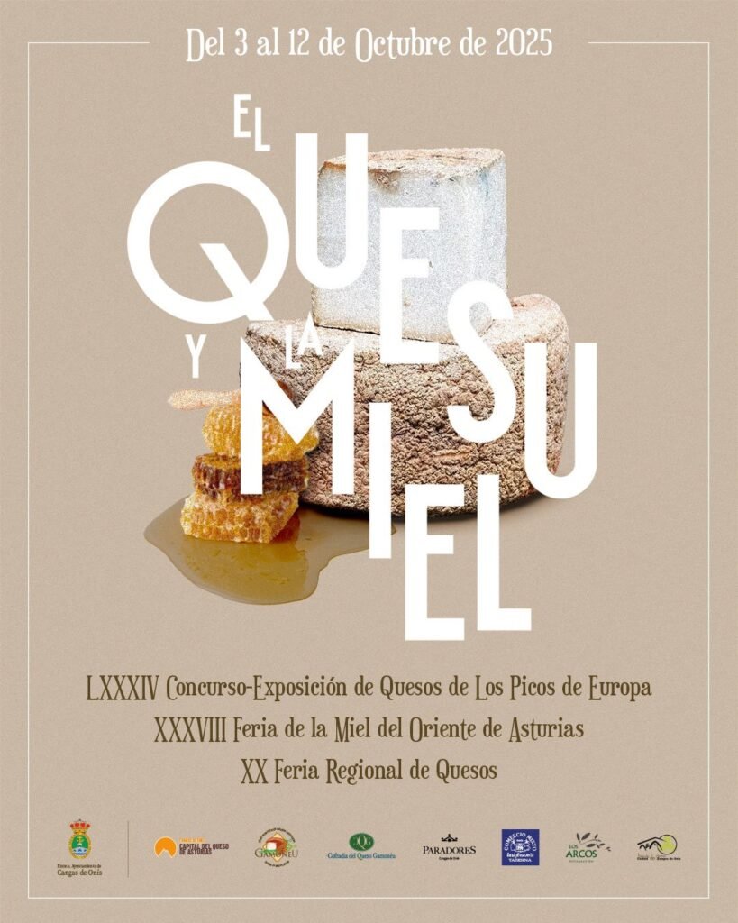 El mejor queso y miel están en Cangas de Onís: todo el programa de la feria 2025